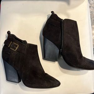 Black ankle boots
